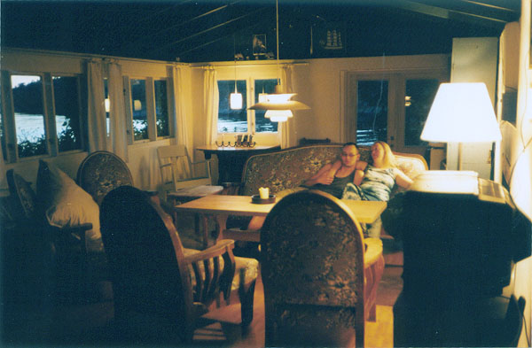 Stuen om kvelden